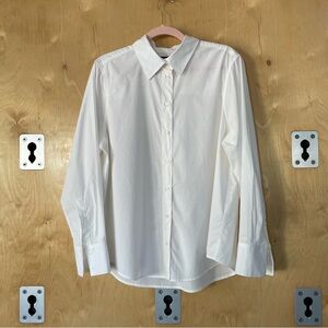 Classic white button down shirt by Banana Republic